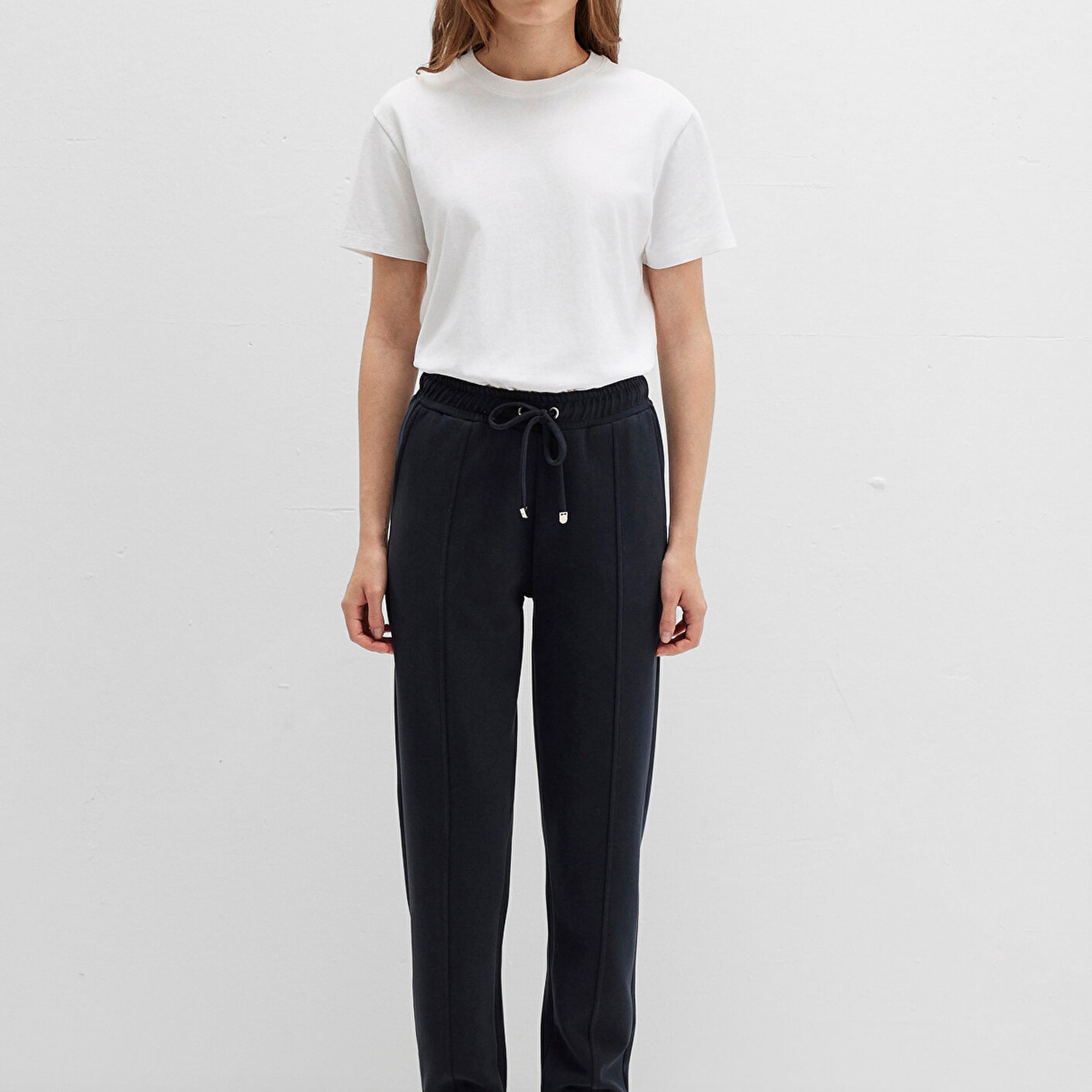 Mavi Lux Touch Siyah Modal Eşofman Altı 1600453-900