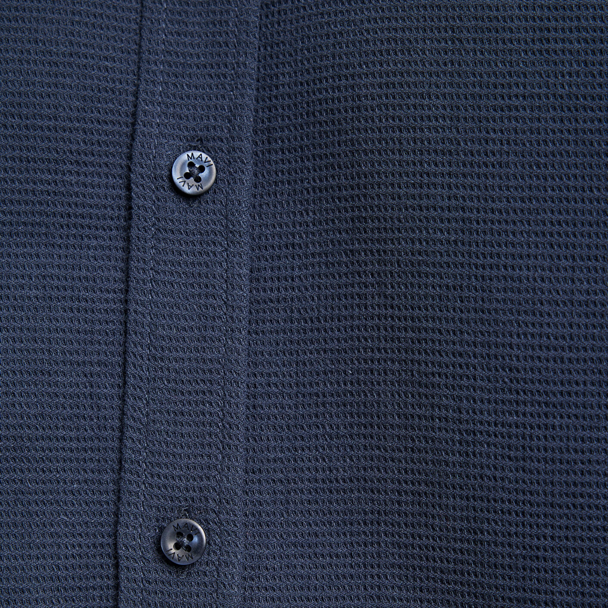 Mavi Lacivert Gömlek Slim Fit / Dar Kesim 8810217-81583