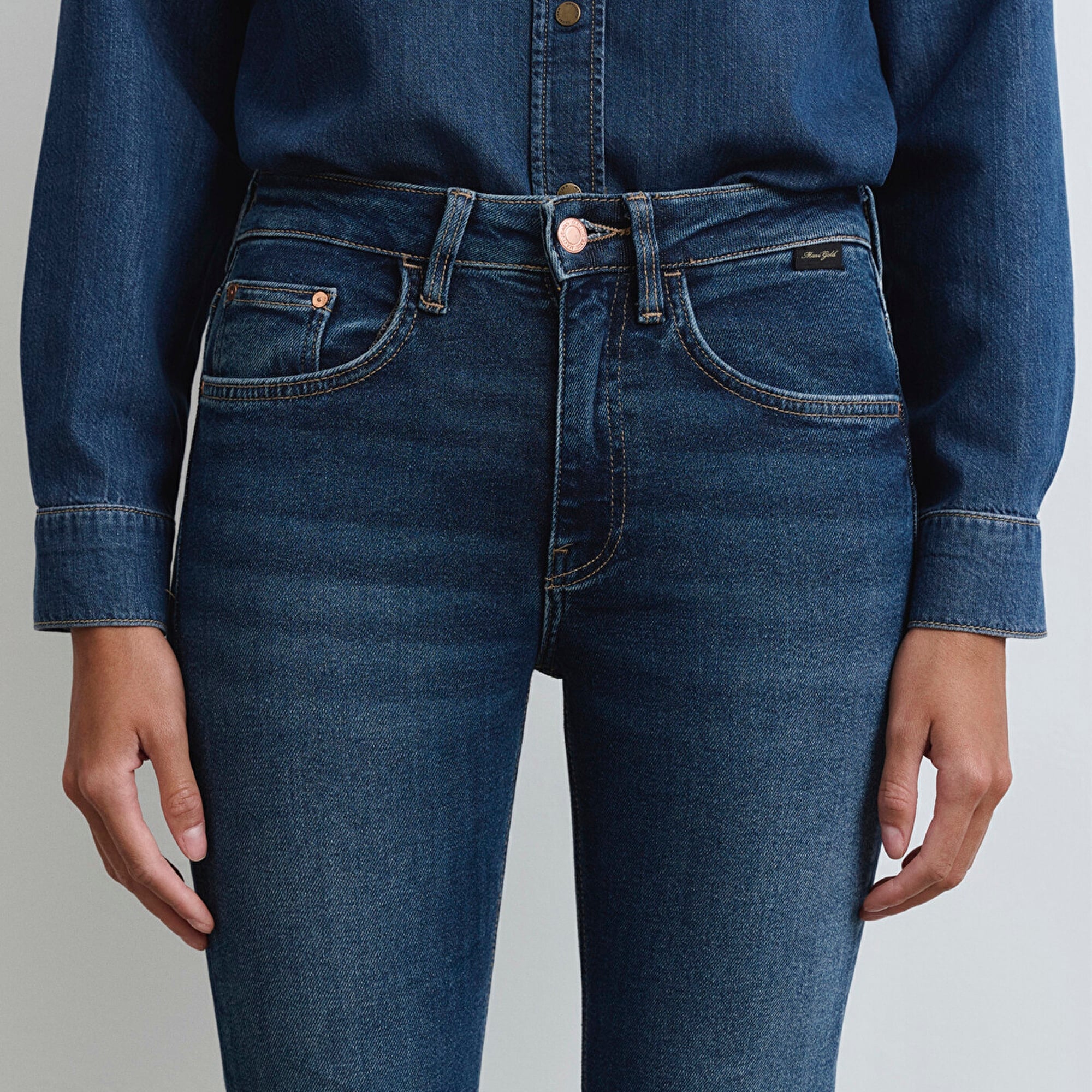 Mavi Maria Gold Denim Koyu Mavi Jean Pantolon 101225-80680