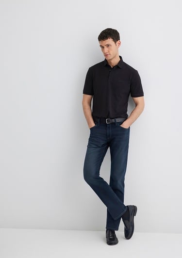  Mavi Hunter Mavi Black Gölgeli Mürekkep Mavi Jean Pantolon 0020231891