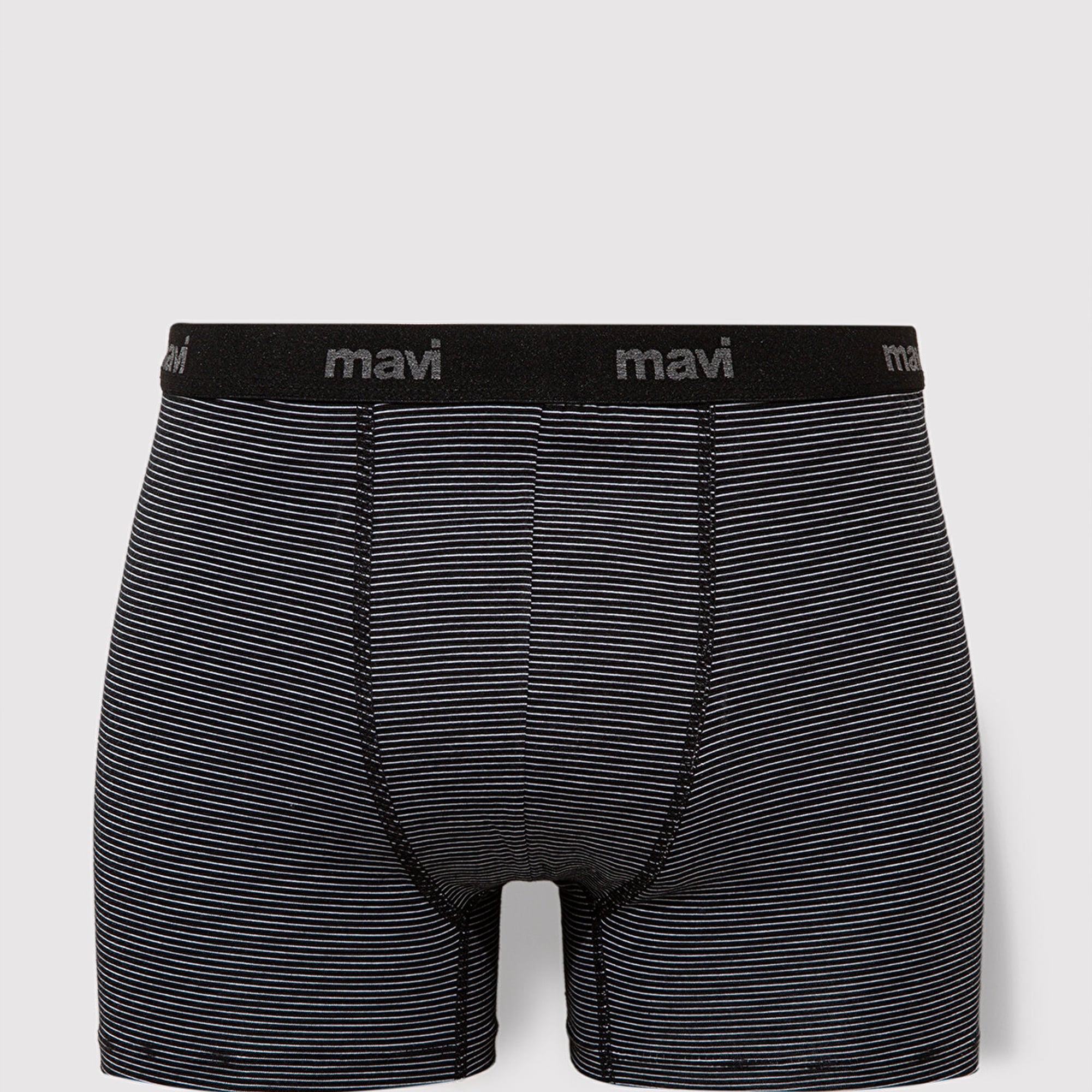 Mavi Çizgili Siyah Boxer 0910434-32174