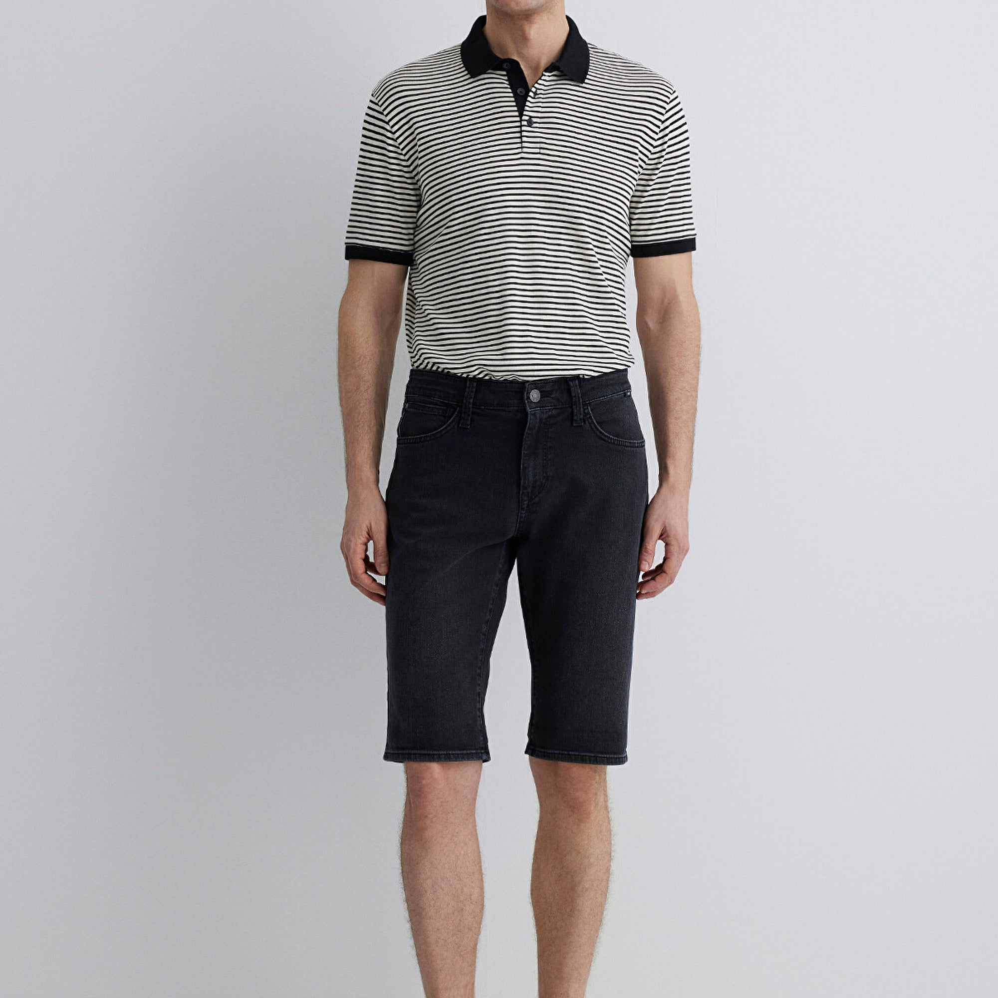 Mavi Nicholas Mavi Black Antrasit Jean Şort 0416081307