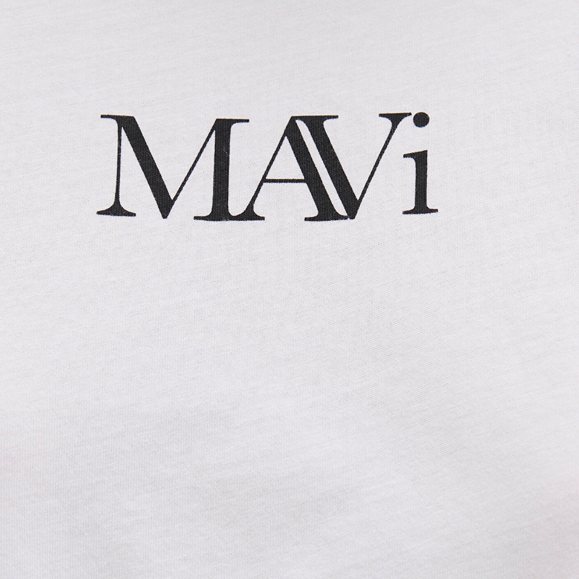 Mavi Mavi Logo Baskılı Beyaz Tişört Regular Fit / Normal Kesim 1611594-620