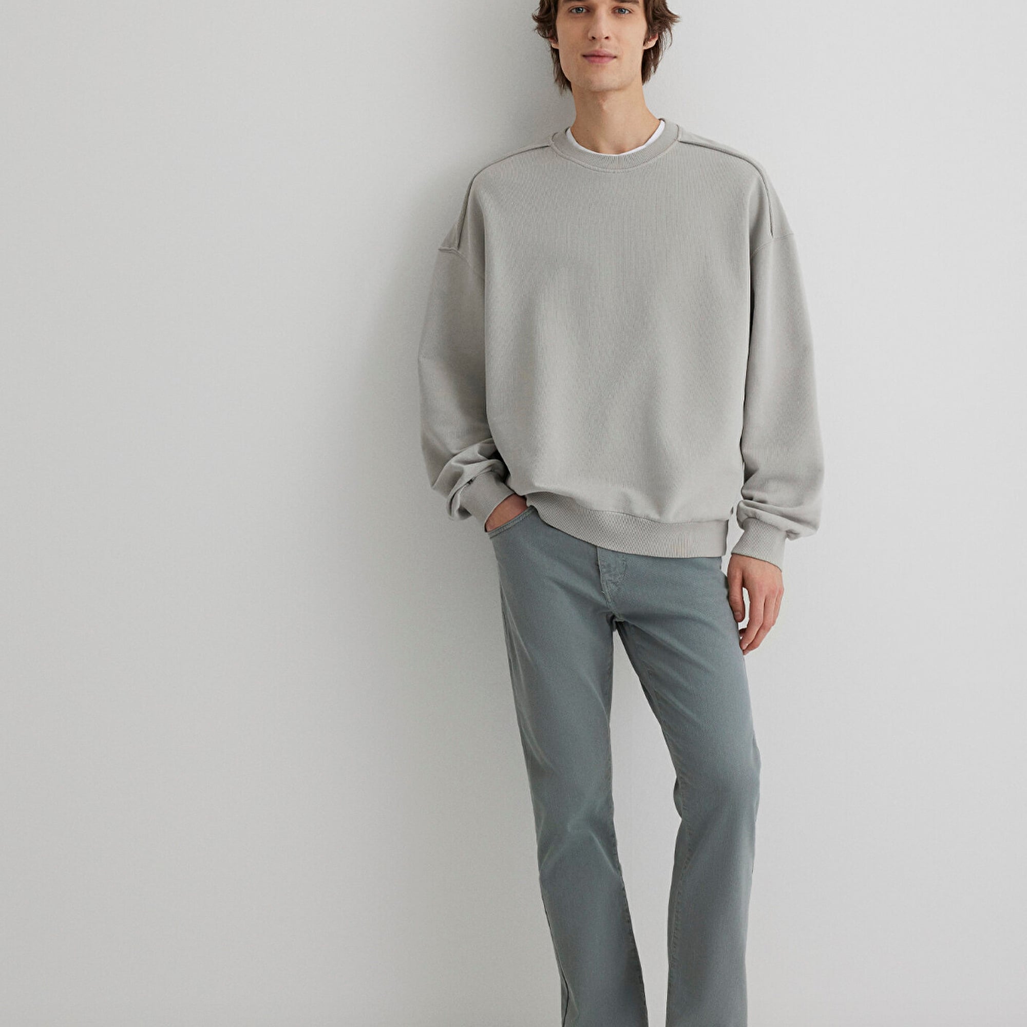 Mavi Martin Gölge Gri Comfort Gabardin Pantolon 0037880922