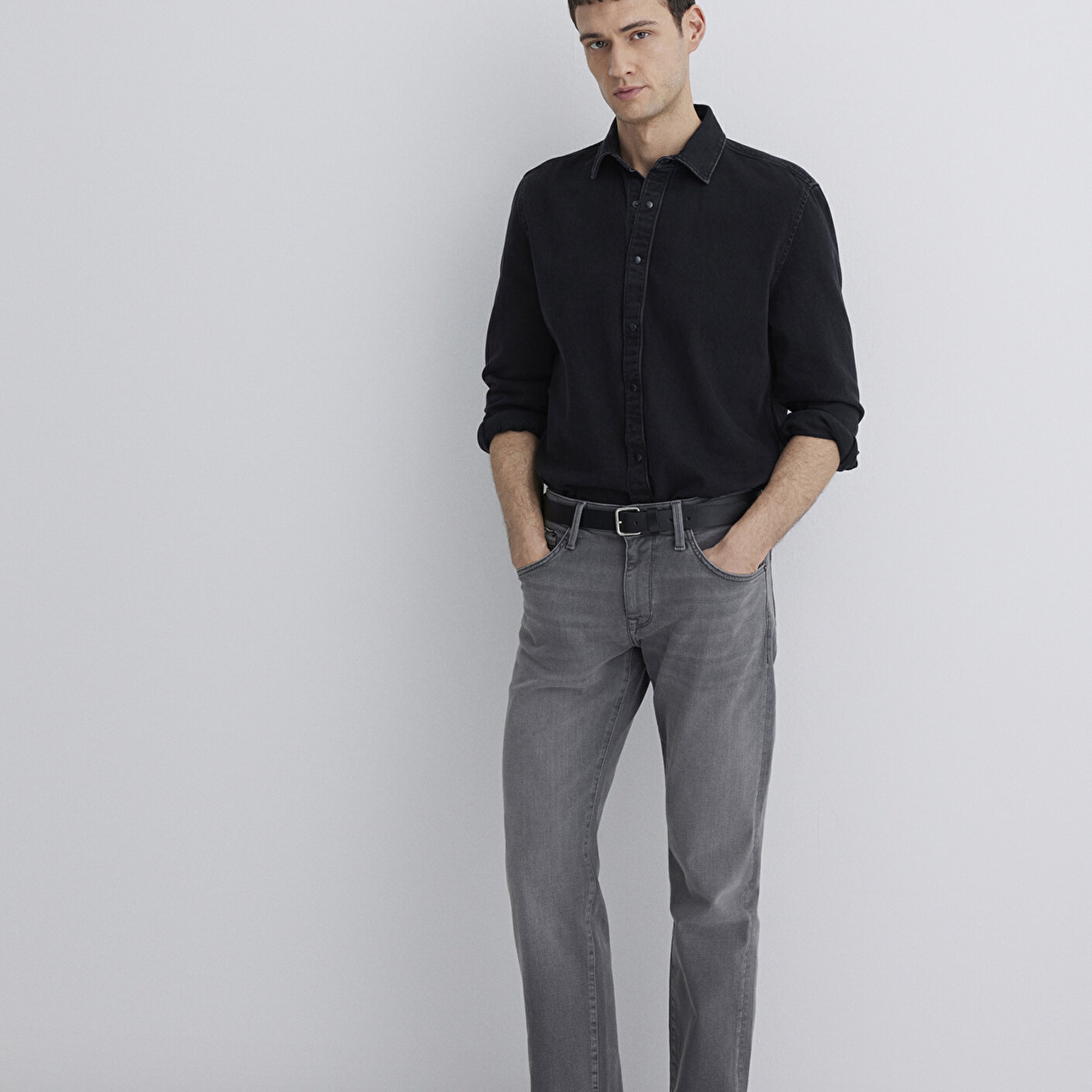 Mavi Hunter Mavi Black Açık Gri Jean Pantolon 0020232195