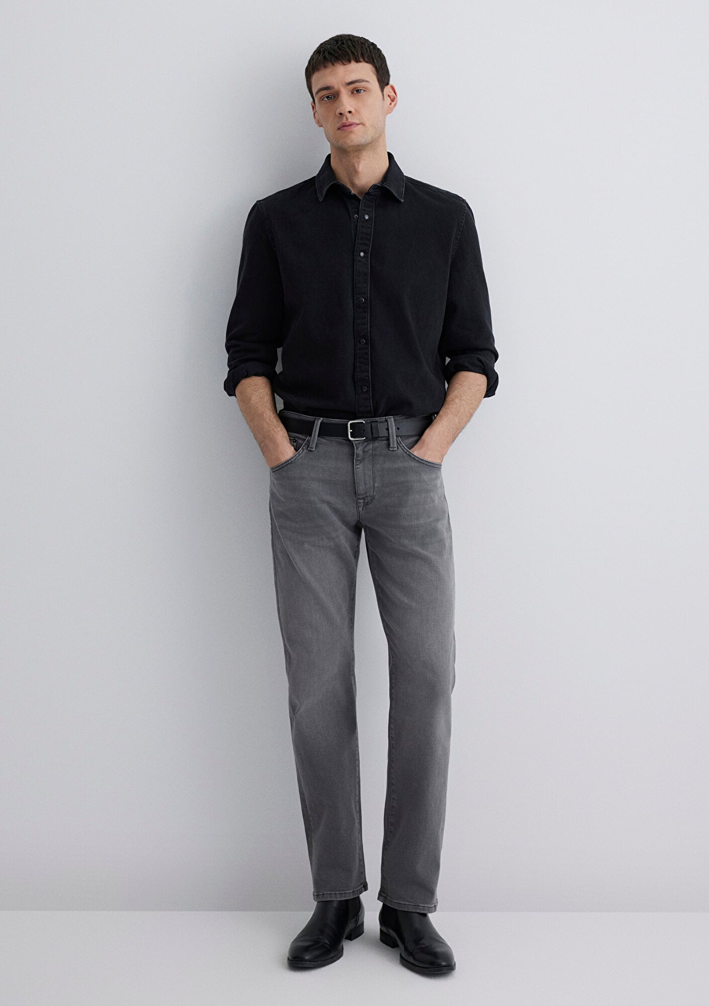  Mavi Hunter Mavi Black Açık Gri Jean Pantolon 0020232195