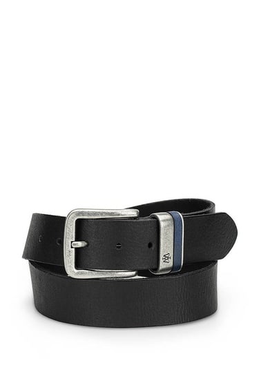  Mavi Siyah Deri Kemer 090942-902