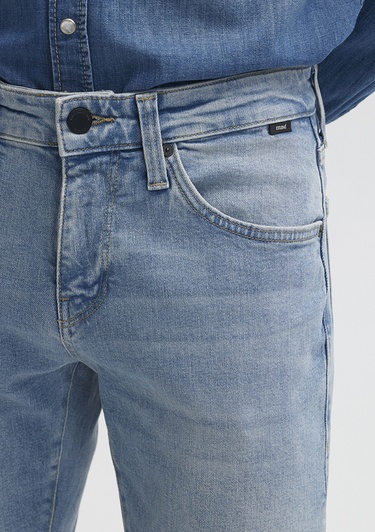  Mavi Kvnç Mavi Black Gölgeli Açık İndigo Mavisi Jean Pantolon 001070-33974