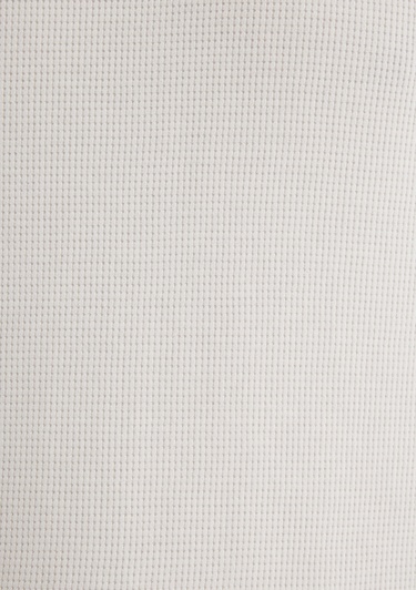  Mavi Uzun Kollu Dokulu Beyaz Basic Tişört Slim Fit / Dar Kesim 0610106-70054