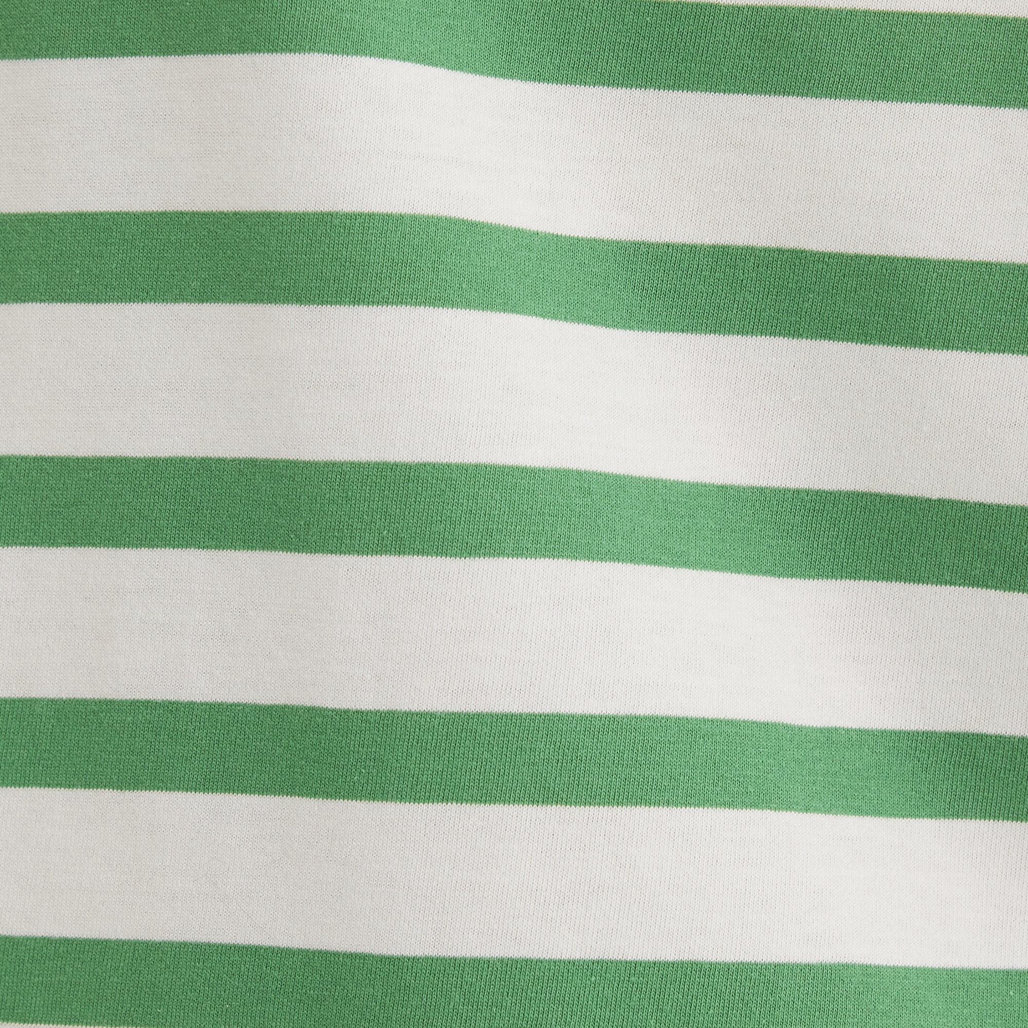 Mavi Mavi Logo Baskılı Yeşil Çizgili Tişört Regular Fit / Normal Kesim 1611360-84477