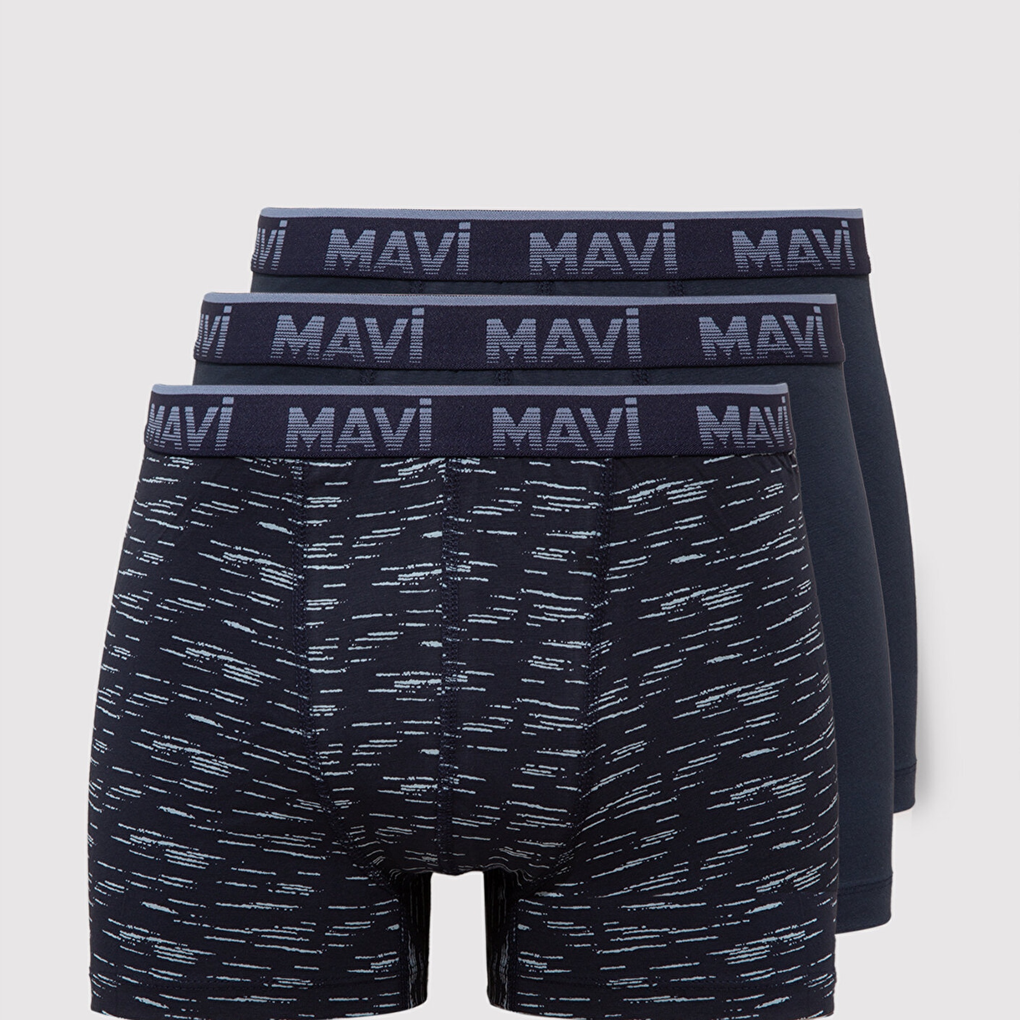 Mavi 3lü Lacivert Boxer 0910612-83097