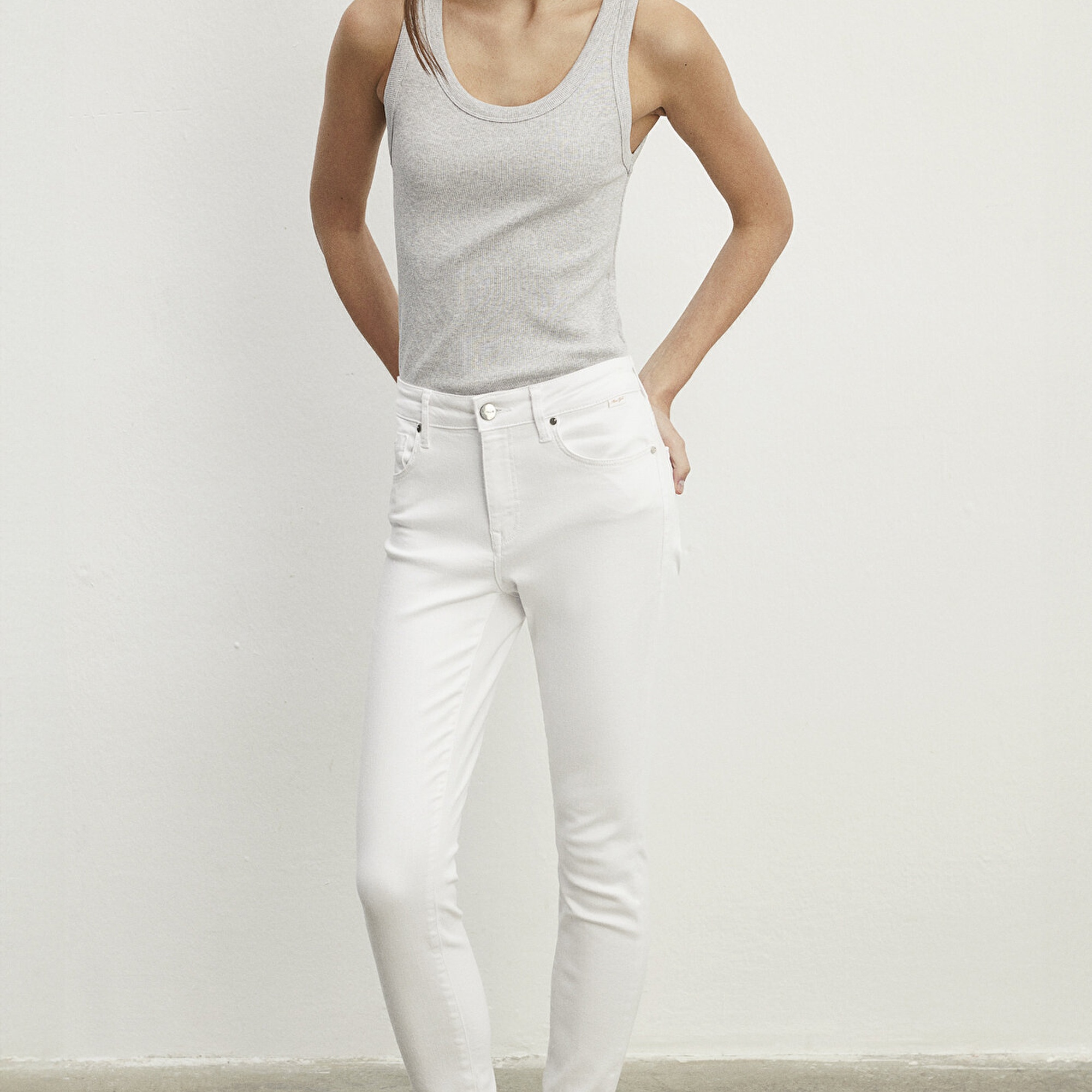 Mavi Tess Gold Luxury Beyaz Jean Pantolon 100328-81360