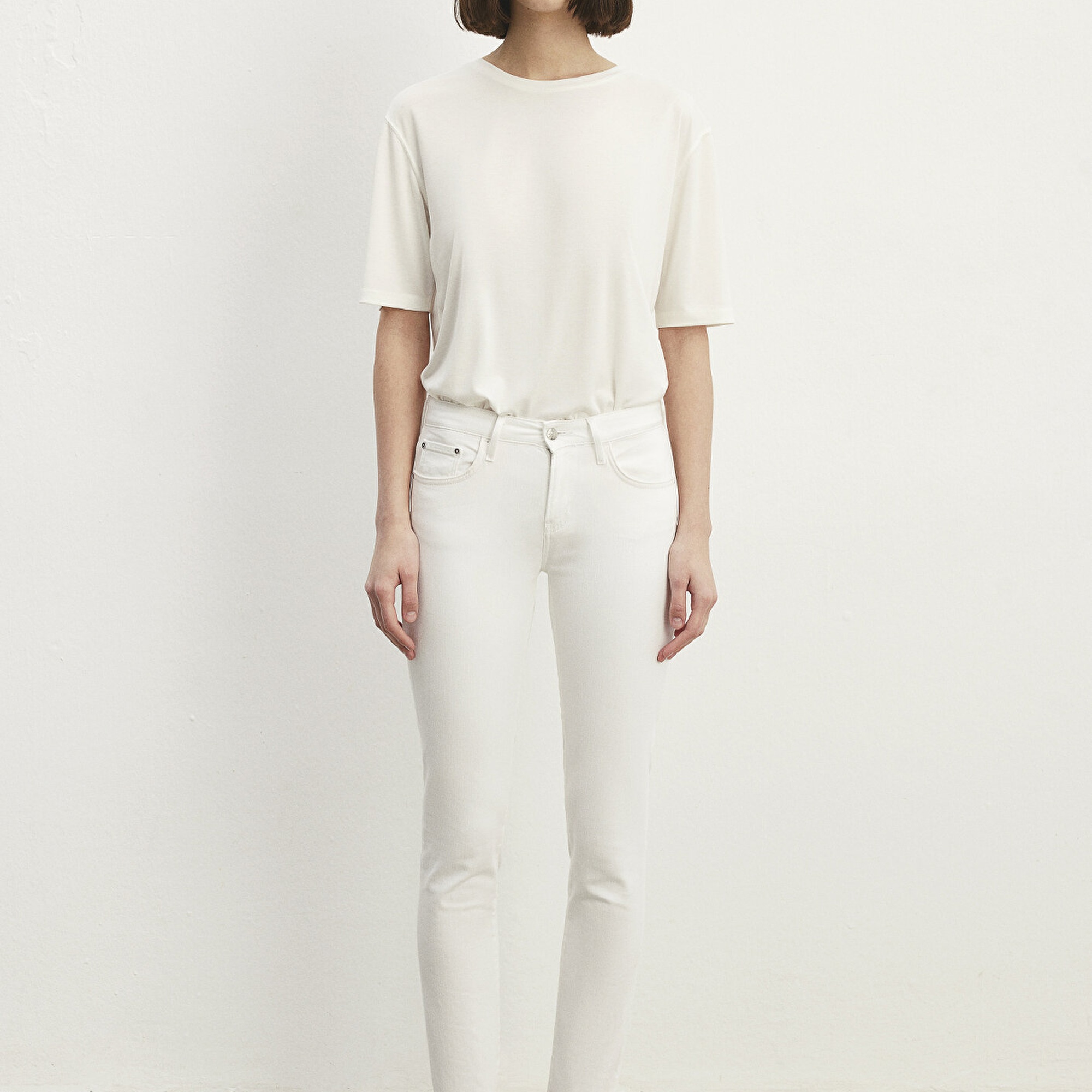 Mavi Ada M Girly Beyaz Jean Pantolon 1020581363