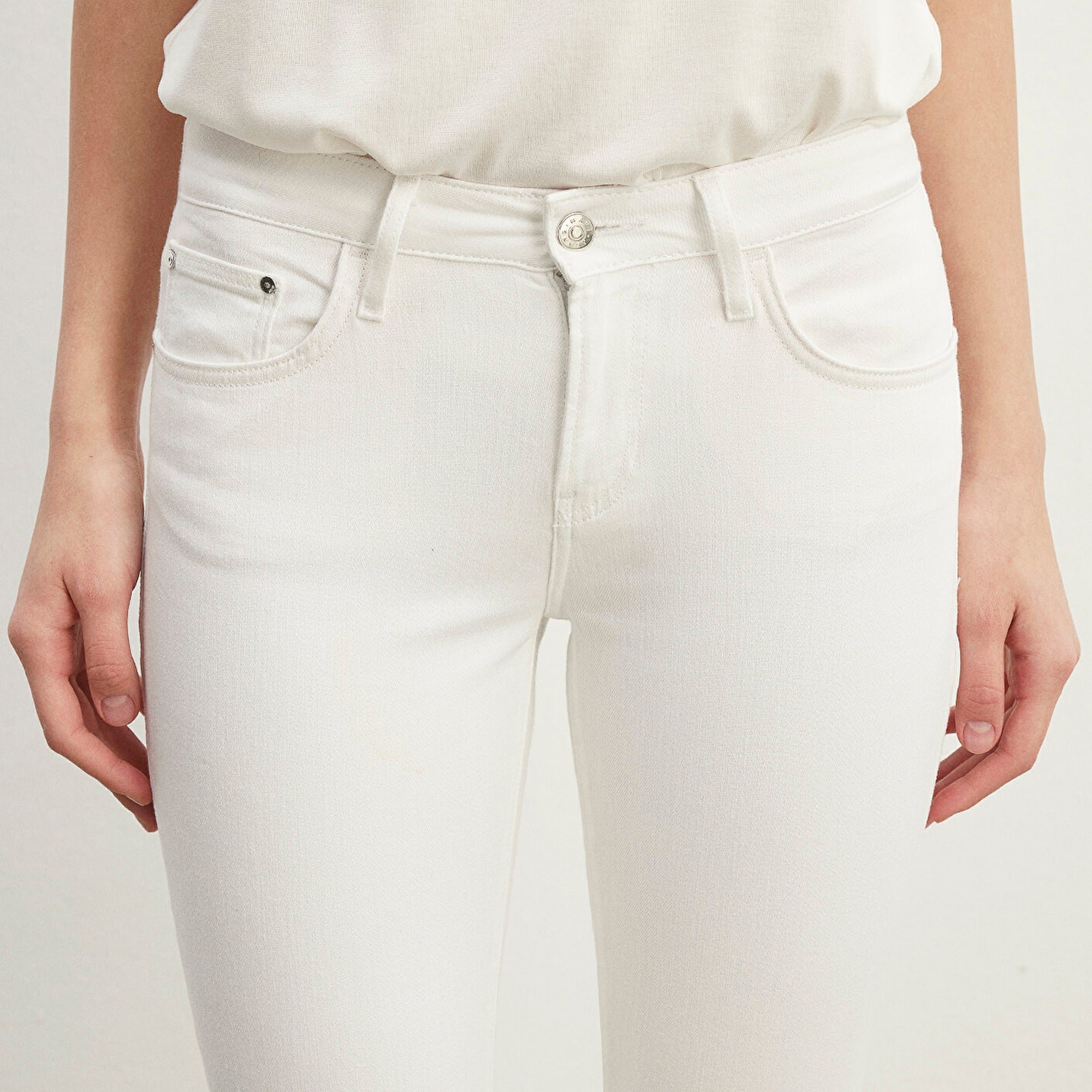 Mavi Ada M Girly Beyaz Jean Pantolon 1020581363