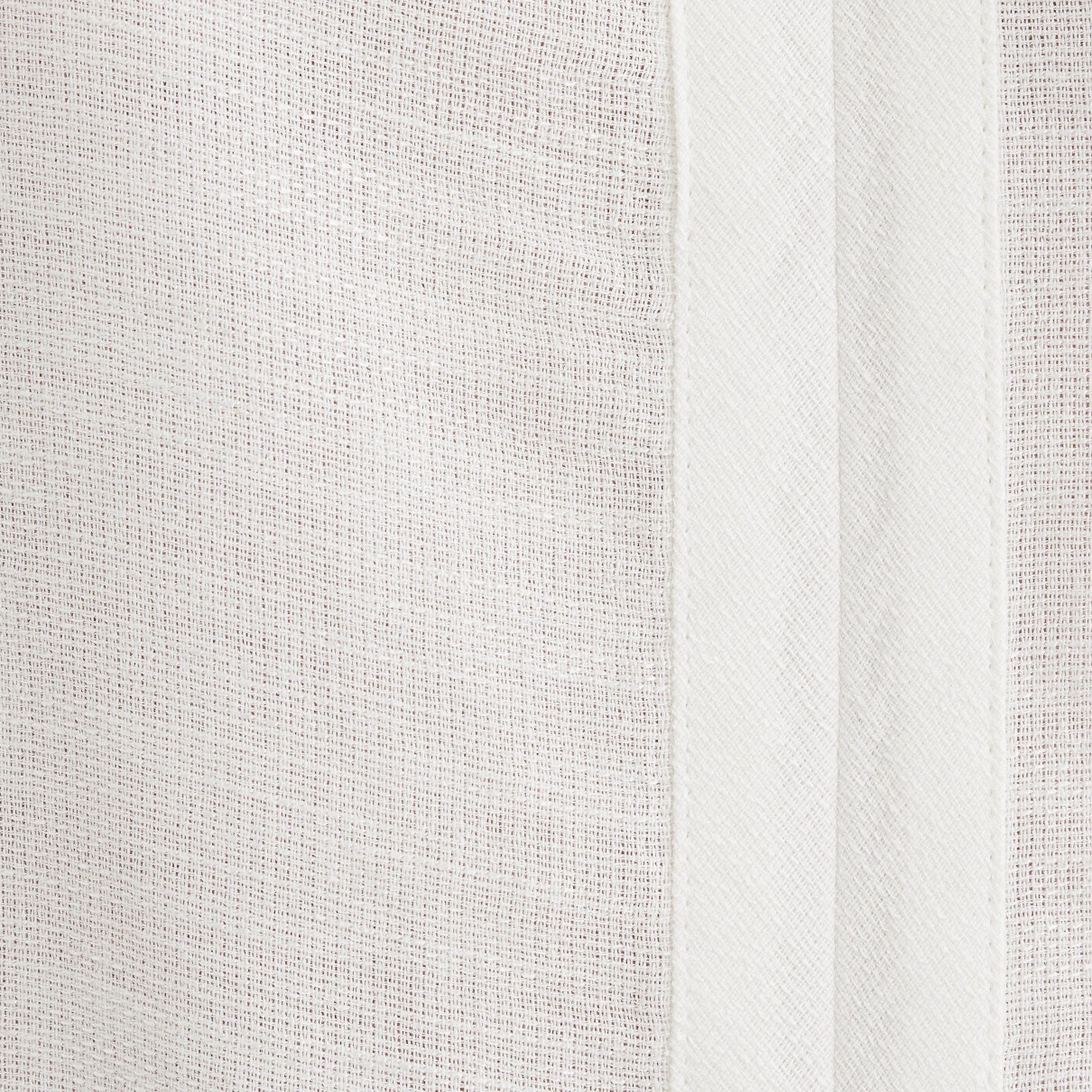 Mavi V Yaka Beyaz Bluz 122504-30701