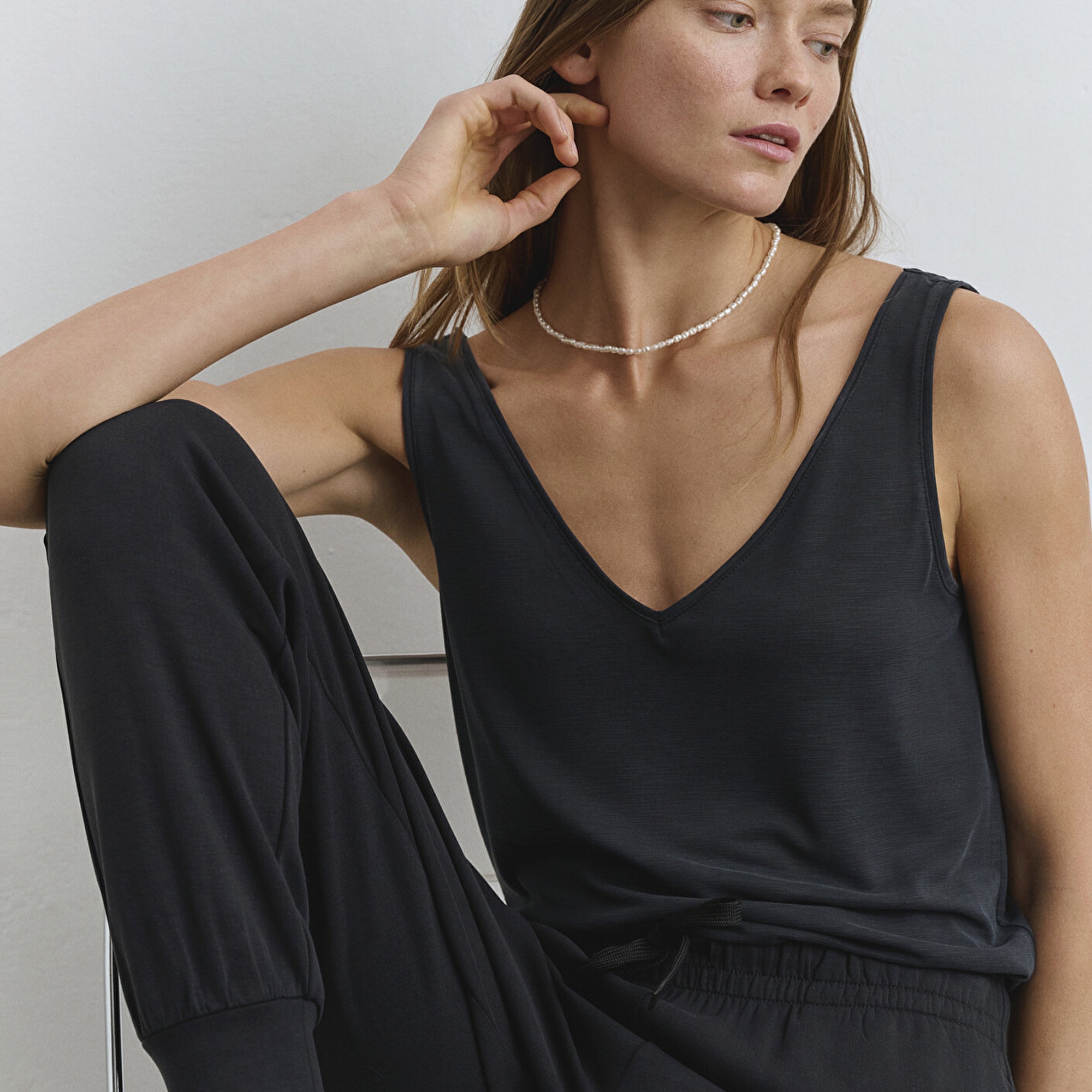 Mavi Lux Touch TENCEL TM Antrasit Modal Atlet Slim Fit / Dar Kesim 1610423-900