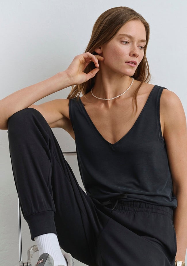  Mavi Lux Touch TENCEL TM Antrasit Modal Atlet Slim Fit / Dar Kesim 1610423-900