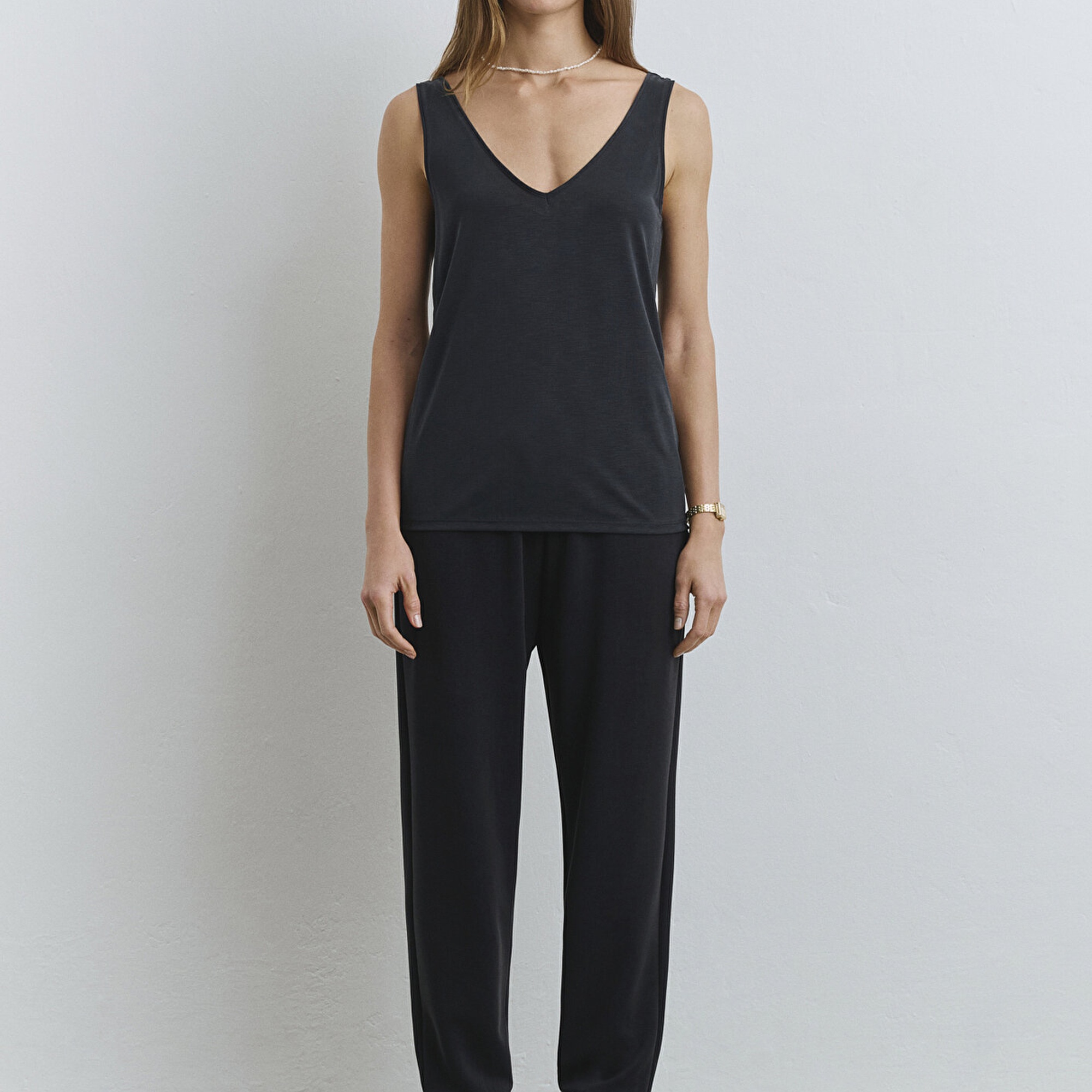 Mavi Lux Touch TENCEL TM Antrasit Modal Atlet Slim Fit / Dar Kesim 1610423-900