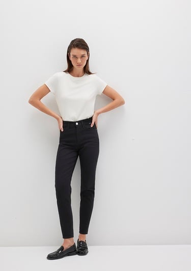  Mavi Cindy 90lar Siyah Jean Pantolon 100277-82292