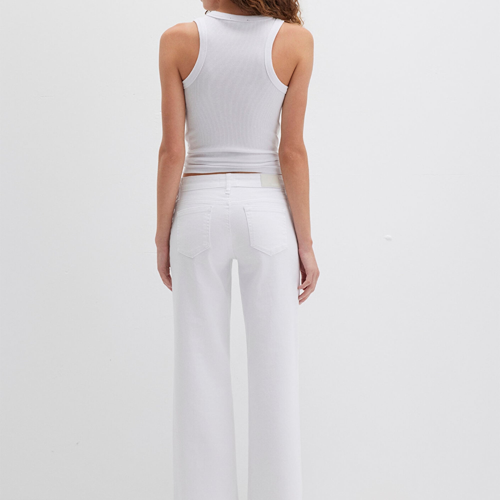 Mavi Deli Dolu Everyday Casual Beyaz Jean Pantolon 1010485183