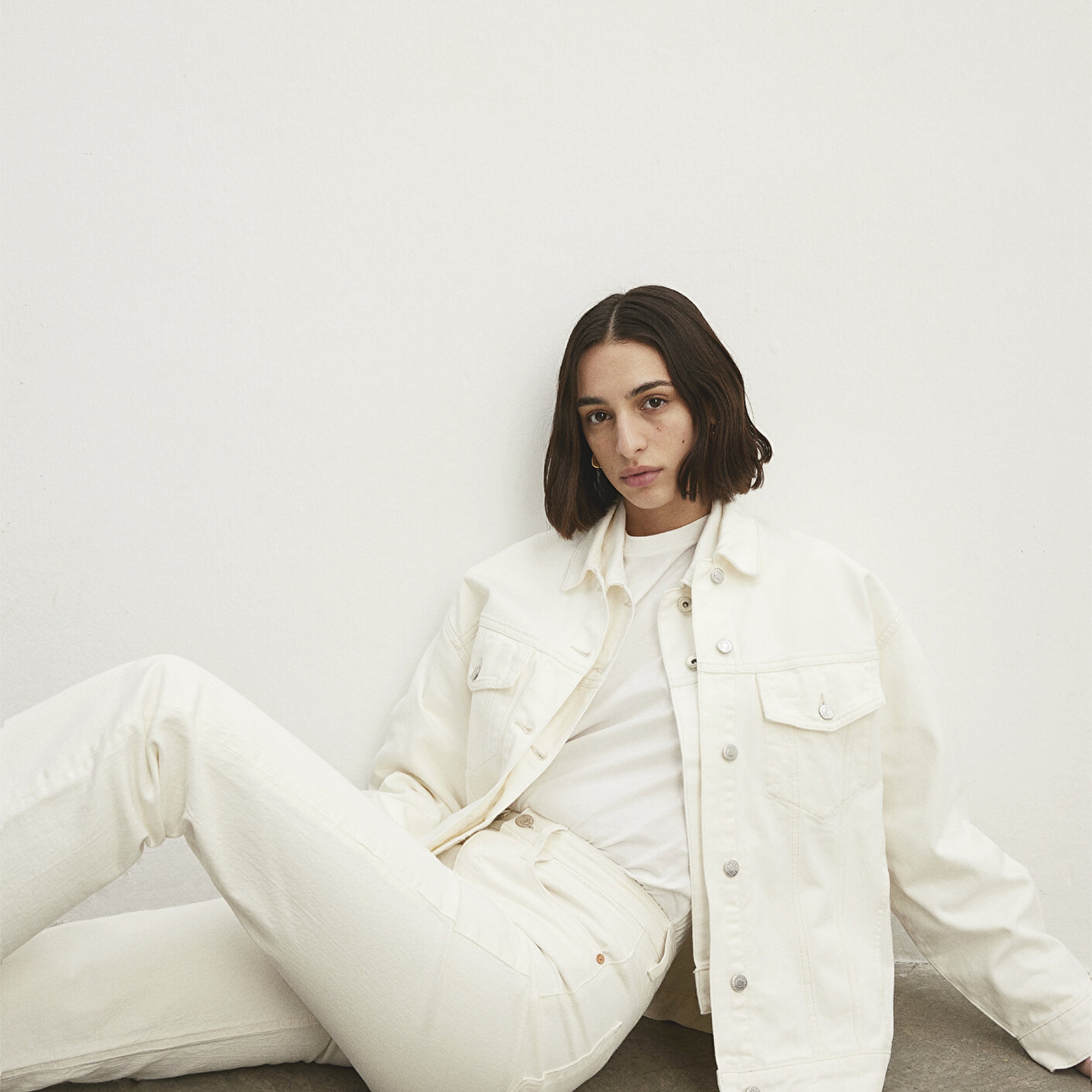 Mavi Luna 90lar Kırık Beyaz Jean Ceket 1110177-84112