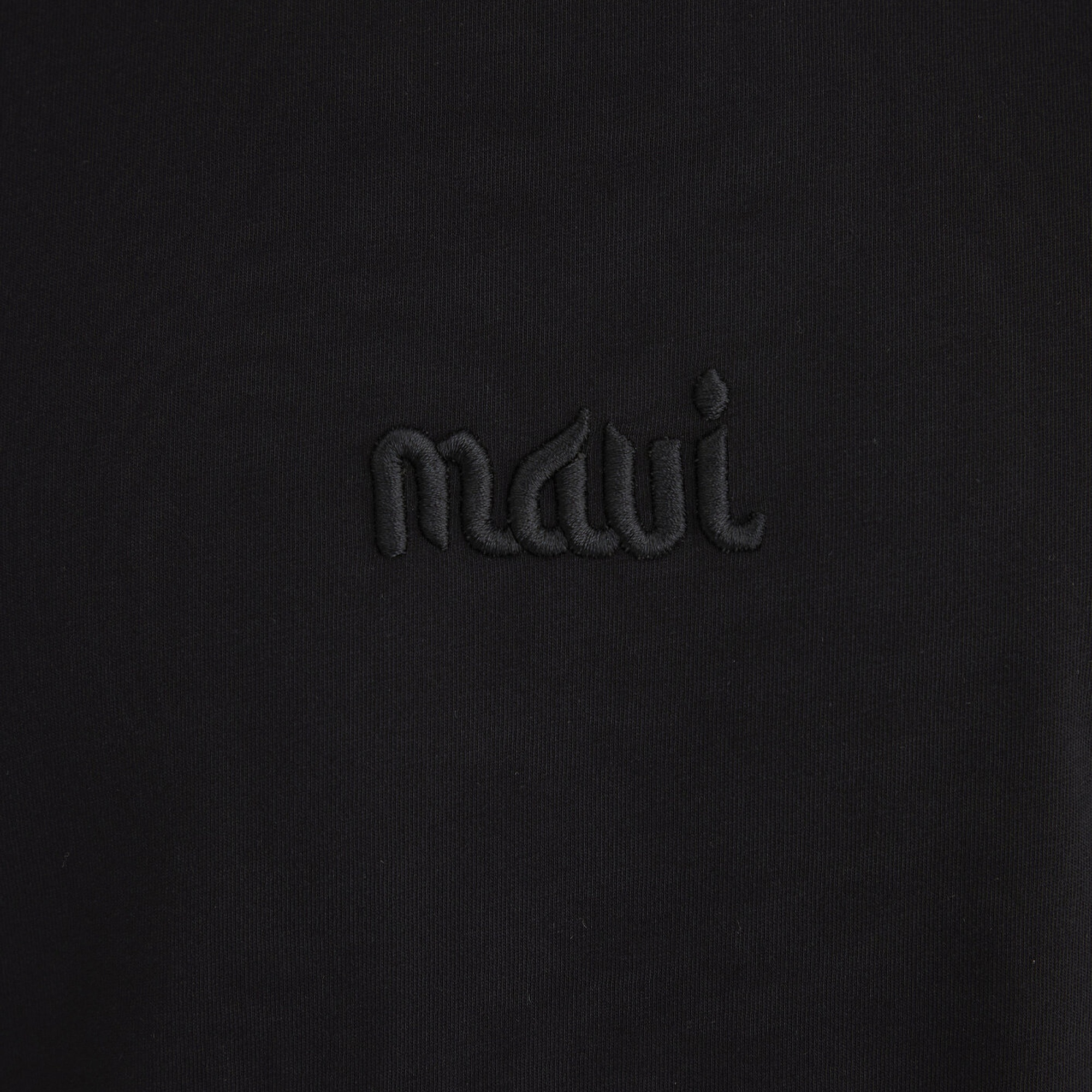 Mavi Mavi Nakışlı Siyah Tişört Loose Fit / Bol Rahat Kesim 0610100-900