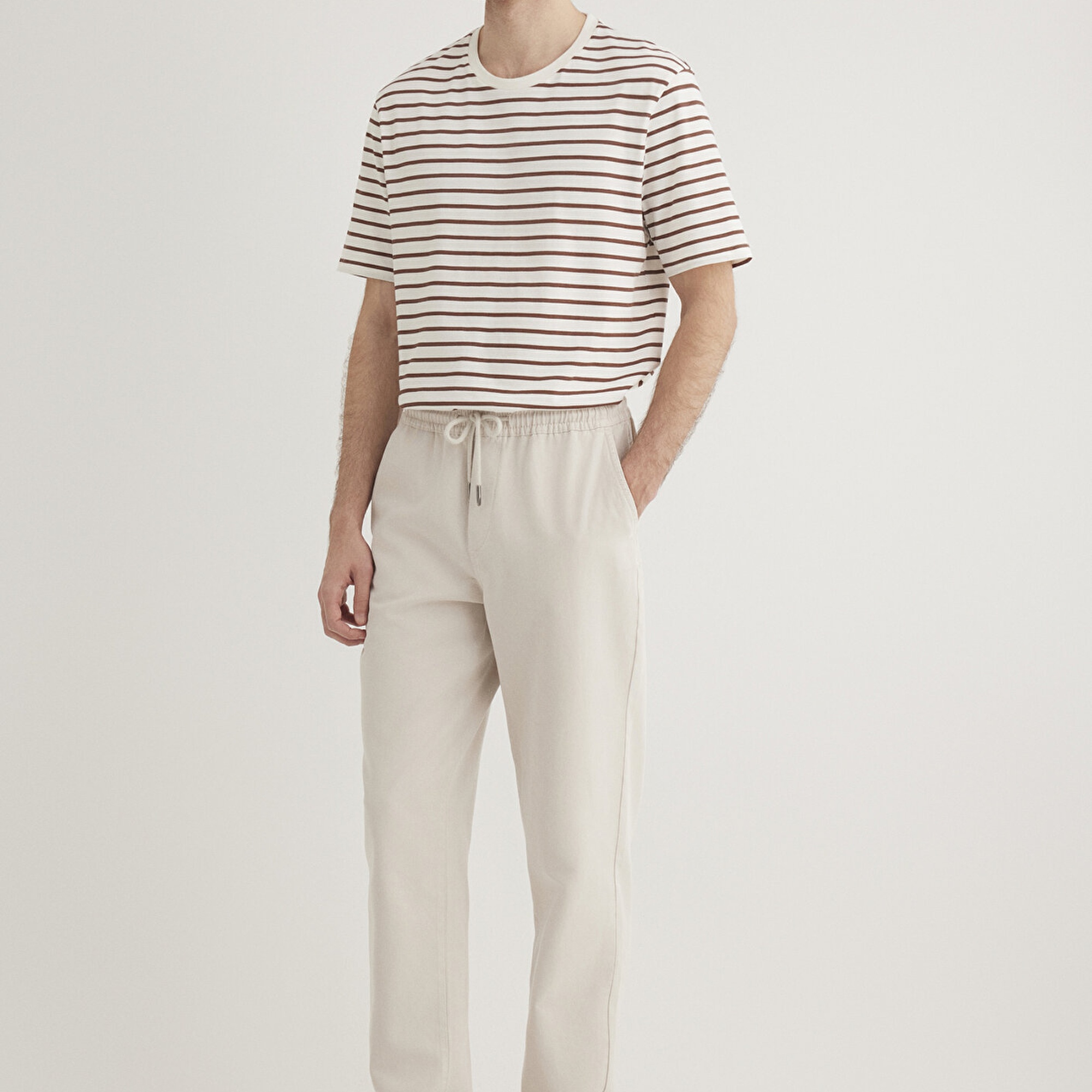 Mavi Ekru Jogger Pantolon 0010168-70144