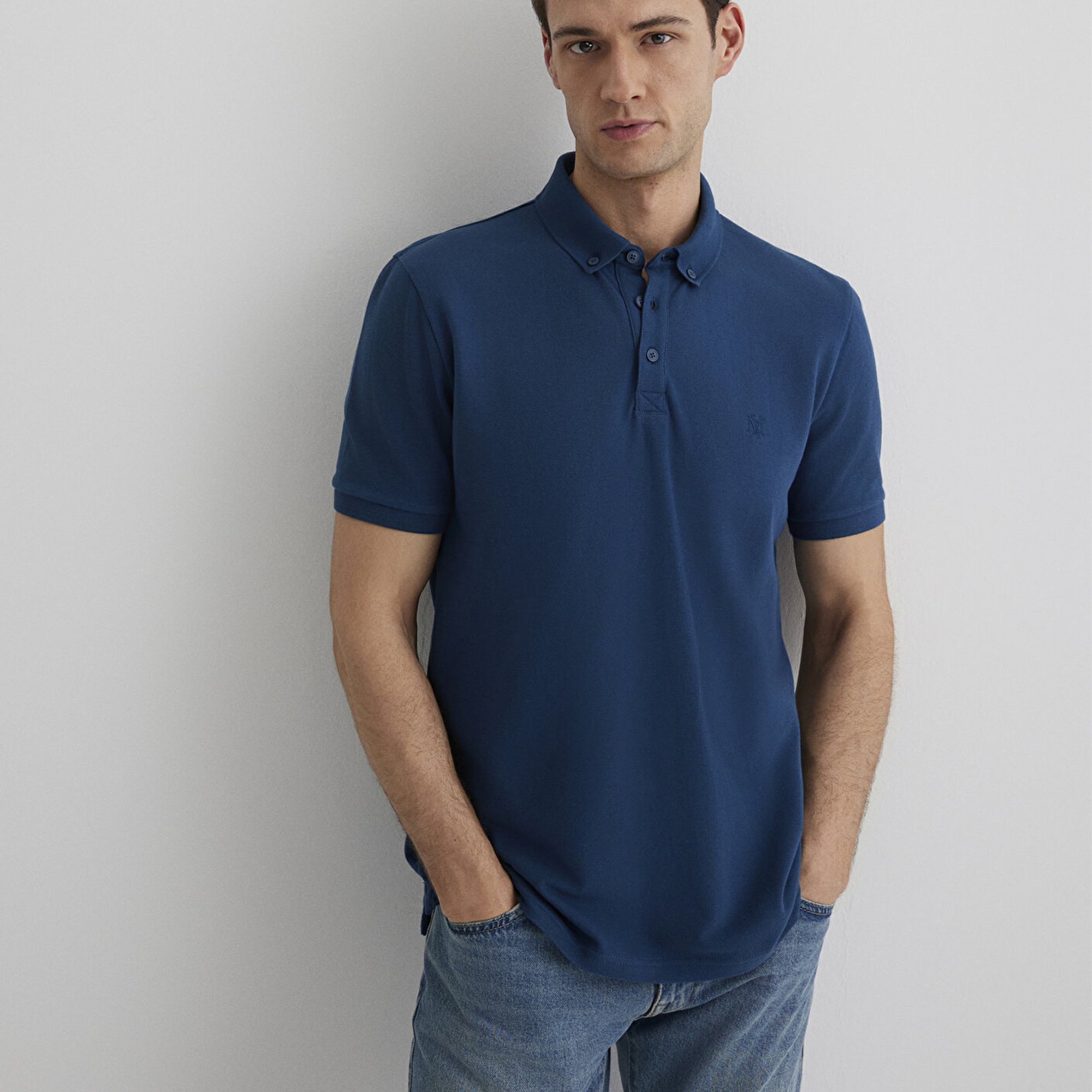 Mavi Mavi Polo Tişört Slim Fit / Dar Kesim 063247-80705