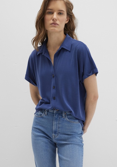  Mavi Lux Touch TENCEL TM Mavi Modal Gömlek Regular Fit / Normal Kesim 168081-70491