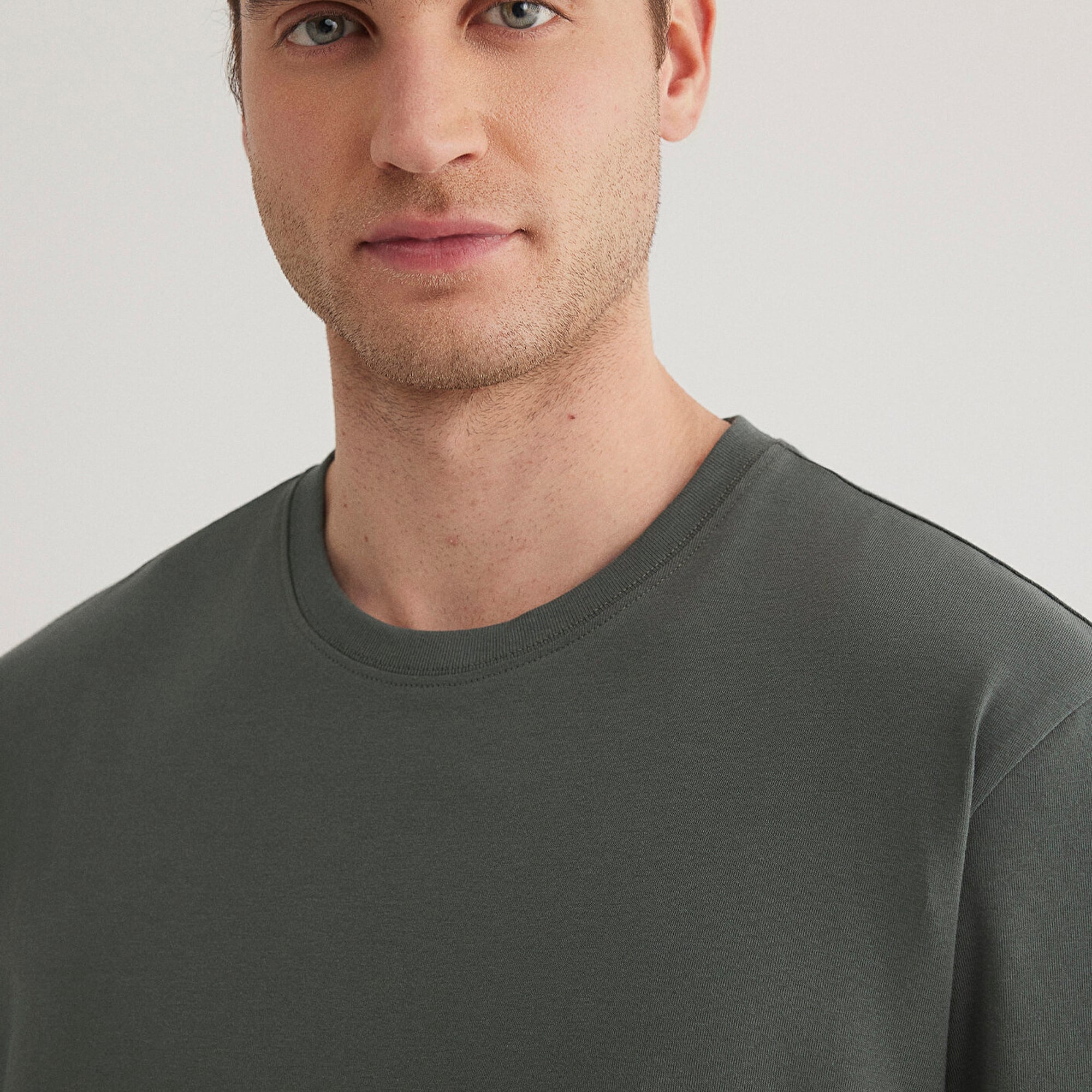 Mavi Stretch Yeşil Basic Tişört Regular Fit / Normal Kesim 0610252-71598