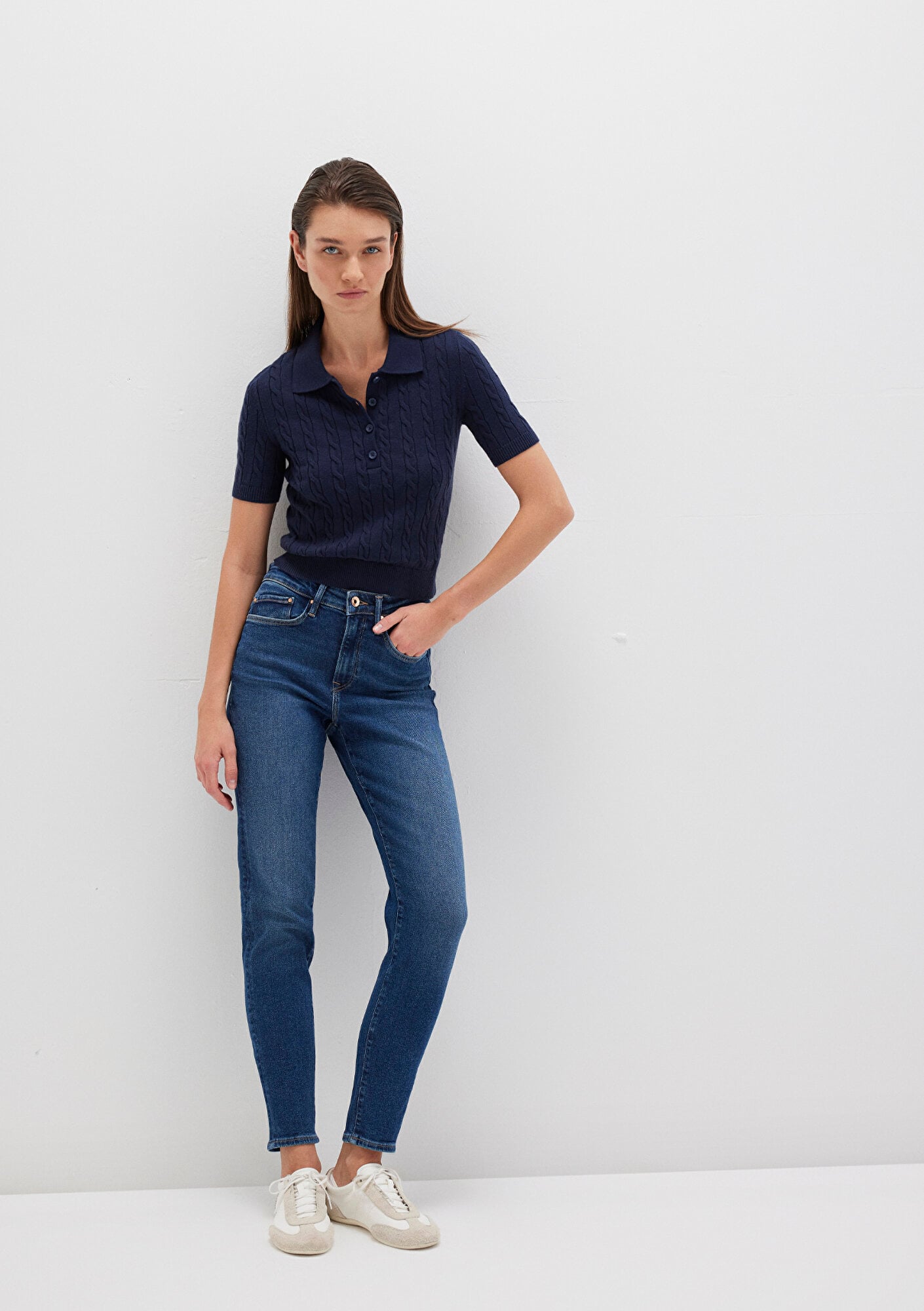  Mavi Cindy Gold Shape Koyu Mavi Jean Pantolon 100277-33687