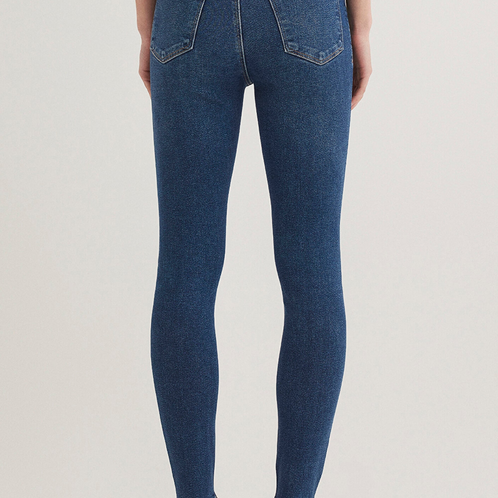 Mavi Serenay Gold Shape Koyu Mavi Jean Pantolon 100980-33687