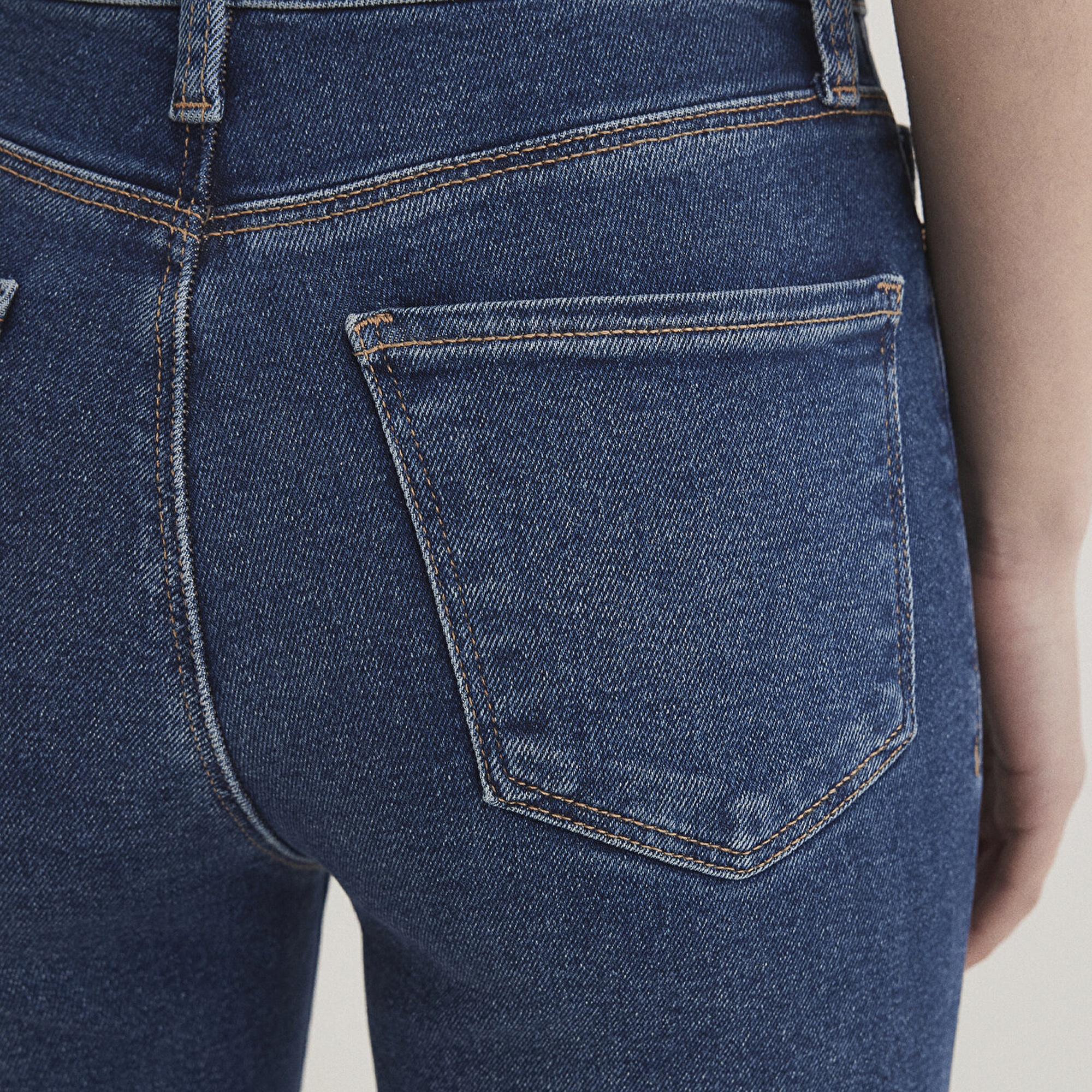 Mavi Serenay Gold Shape Koyu Mavi Jean Pantolon 100980-33687