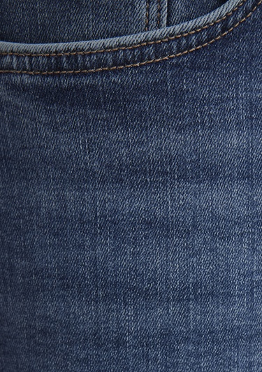  Mavi Nicholas Mavi Black Puslu Koyu Mavi Jean Şort 0416084465