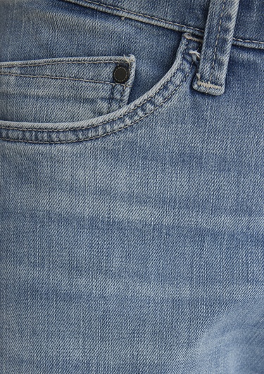  Mavi Nicholas Mavi Premium Puslu Açık MaviJean Şort 0416028720