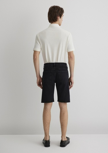  Mavi Brian Street Koyu Gri Jean Şort 0418484559