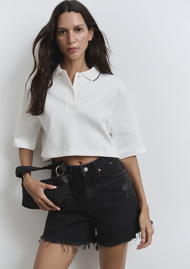  Mavi Millie 90lar Antrasit Jean Şort 1458981230