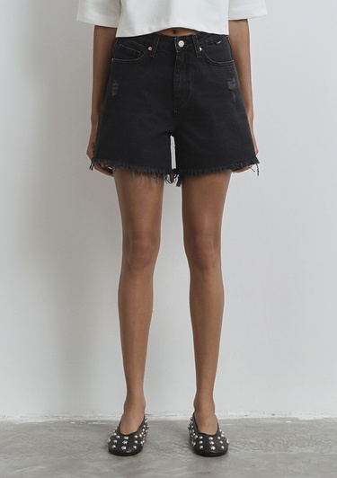  Mavi Millie 90lar Antrasit Jean Şort 1458981230