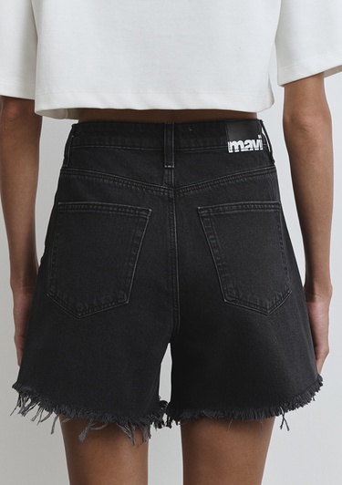  Mavi Millie 90lar Antrasit Jean Şort 1458981230