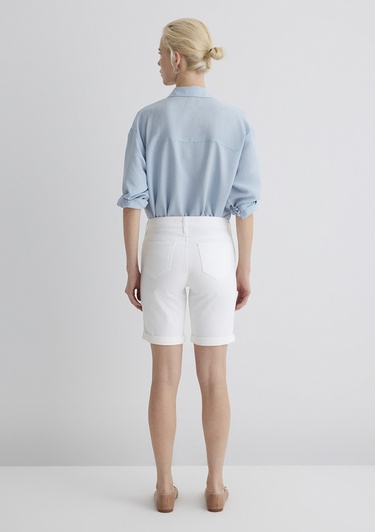 Mavi Alexis Gold Klasik Beyaz Jean Şort 1441530484
