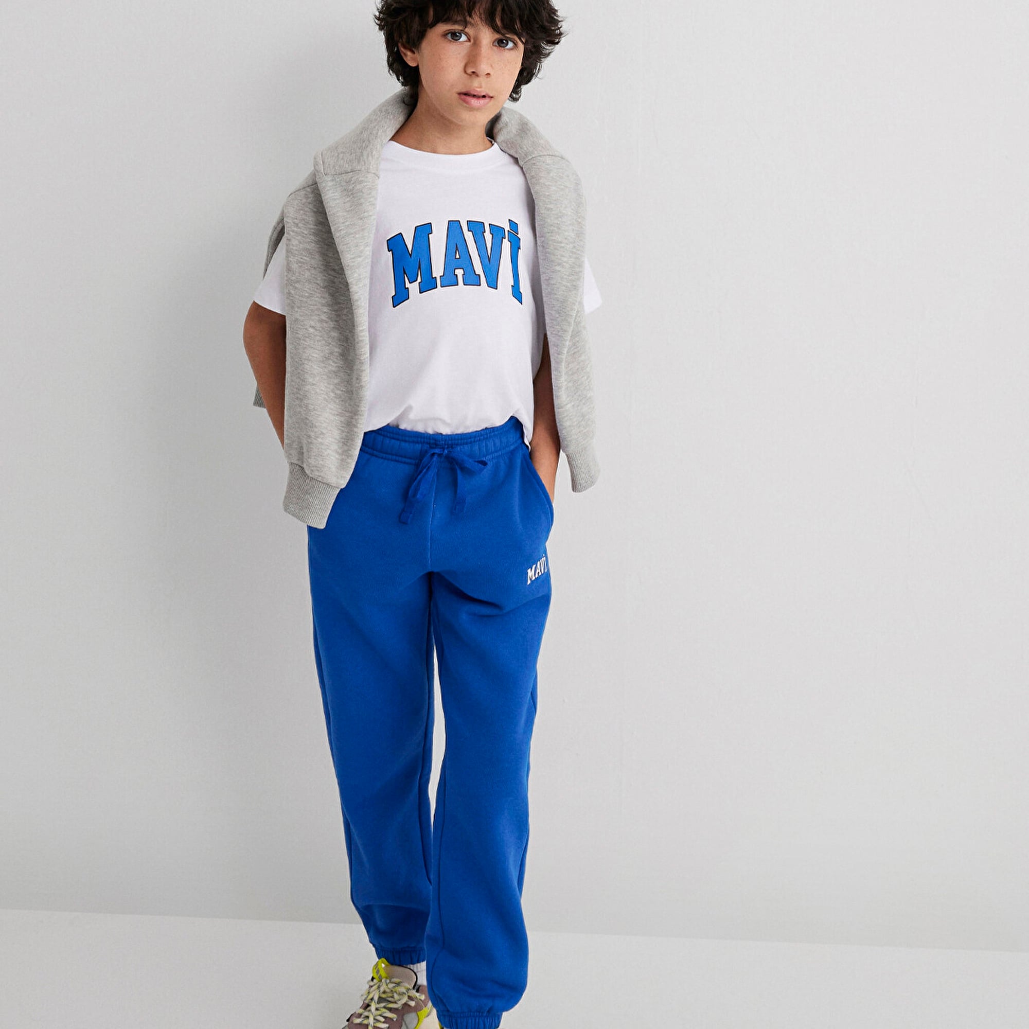 Mavi Mavi Logo Baskılı Mavi Eşofman Altı 6010000-70896