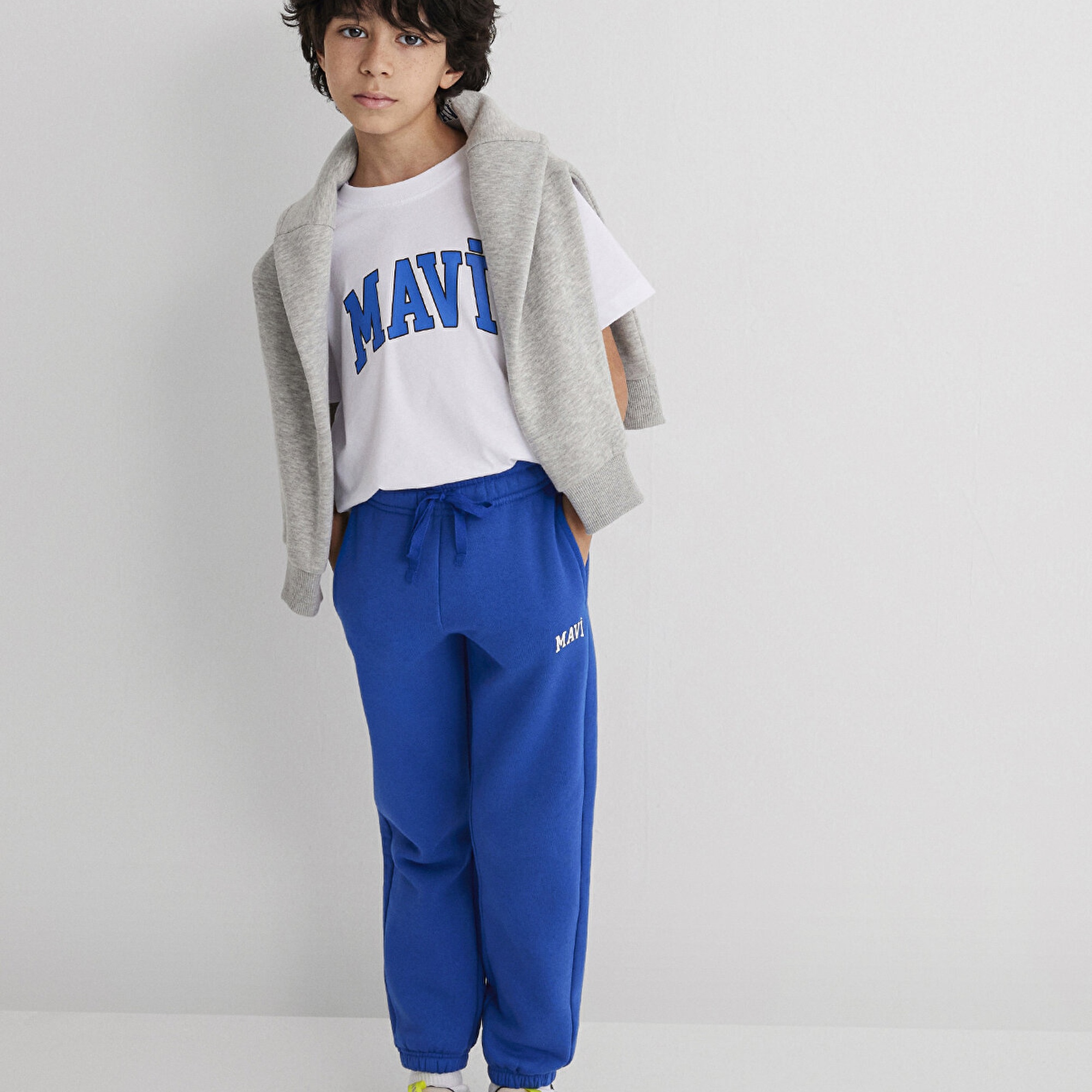 Mavi Mavi Logo Baskılı Mavi Eşofman Altı 6010000-70896