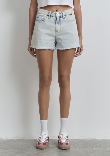  Mavi Cherry 90lar Buz Mavi Jean Şort 1410022-84423