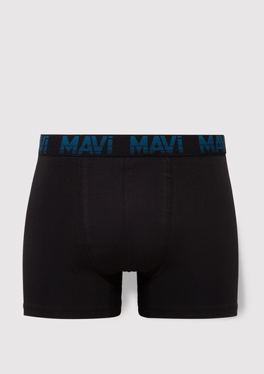  Mavi 5li Siyah Basic Boxer 0910619-900