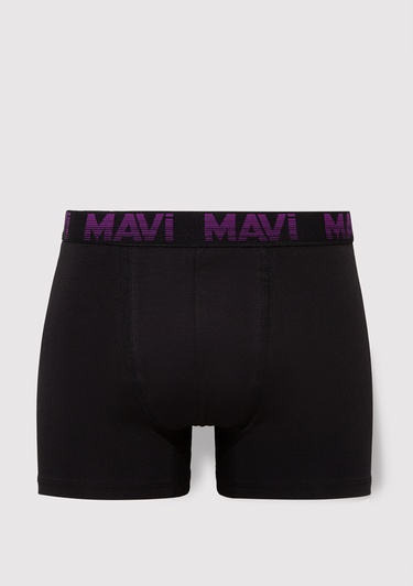  Mavi 5li Siyah Basic Boxer 0910619-900