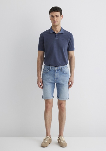  Mavi Brian Street Açık Mavi Jean Şort 0418481309