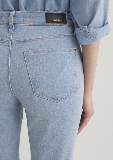  Mavi Cindy Gold Shape Açık Mavi Jean Pantolon 100277-84410