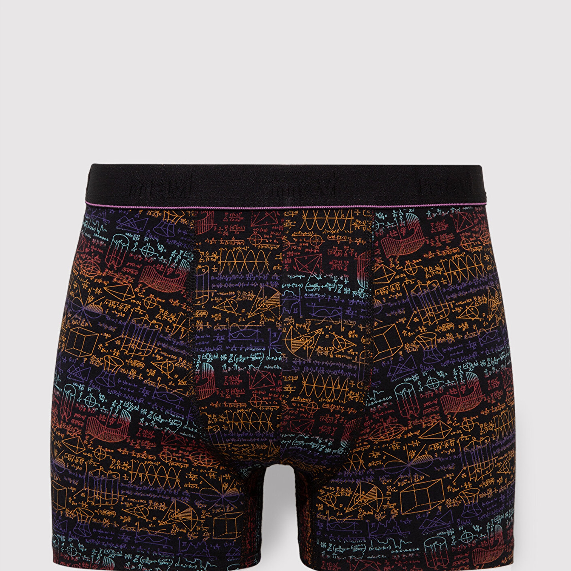 Mavi Baskılı Siyah Boxer 0910456-900