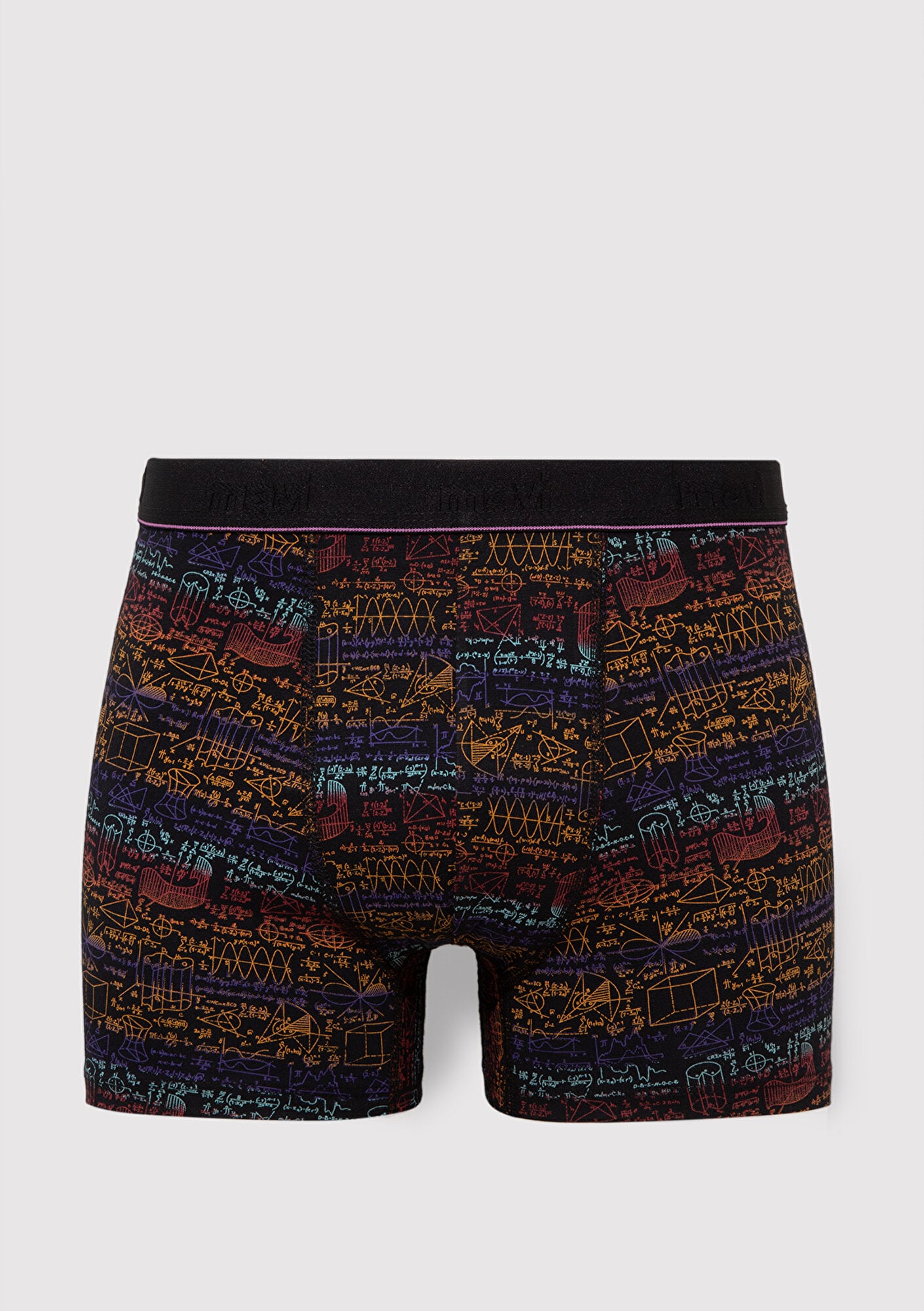  Mavi Baskılı Siyah Boxer 0910456-900