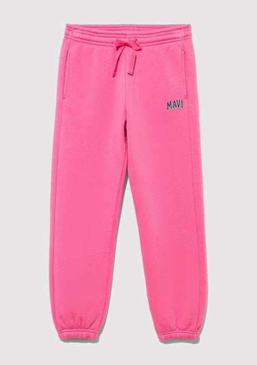  Mavi Mavi Logo Baskılı Pembe Eşofman Altı 7010000-70982